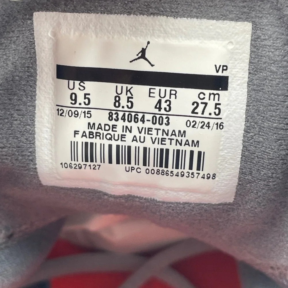 Jordan Reveal Fly Unlimited Basketball Shoes Wolf Gray Mens Size‎ 9.5 Sneakers